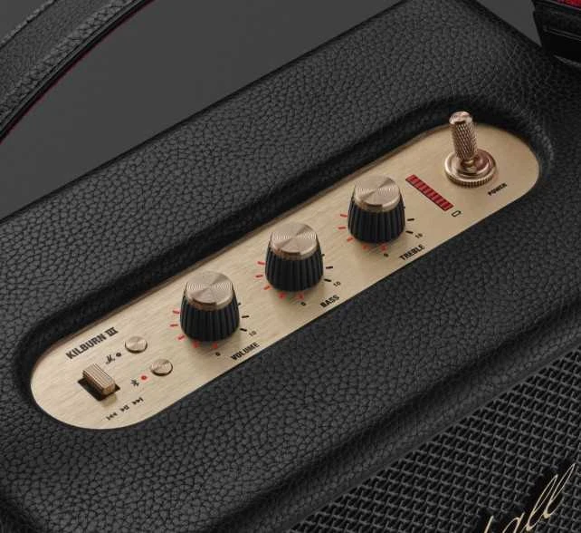 Marshall Kilburn III kolonėlė, juodos ir žalvario spalvos