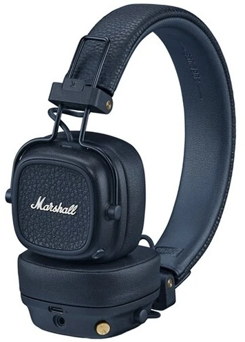 Marshall Major V Belaidės ausinės, Bluetooth, Midnight Mėlyna