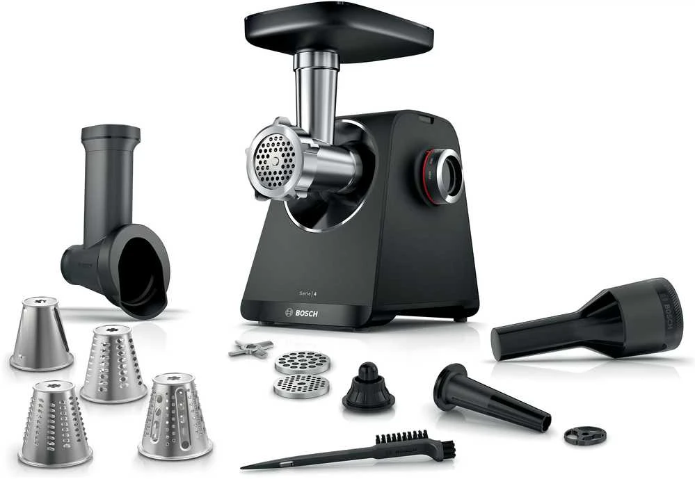 Mėsmalė Bosch MultiPower Seria 4MFWS440B juoda