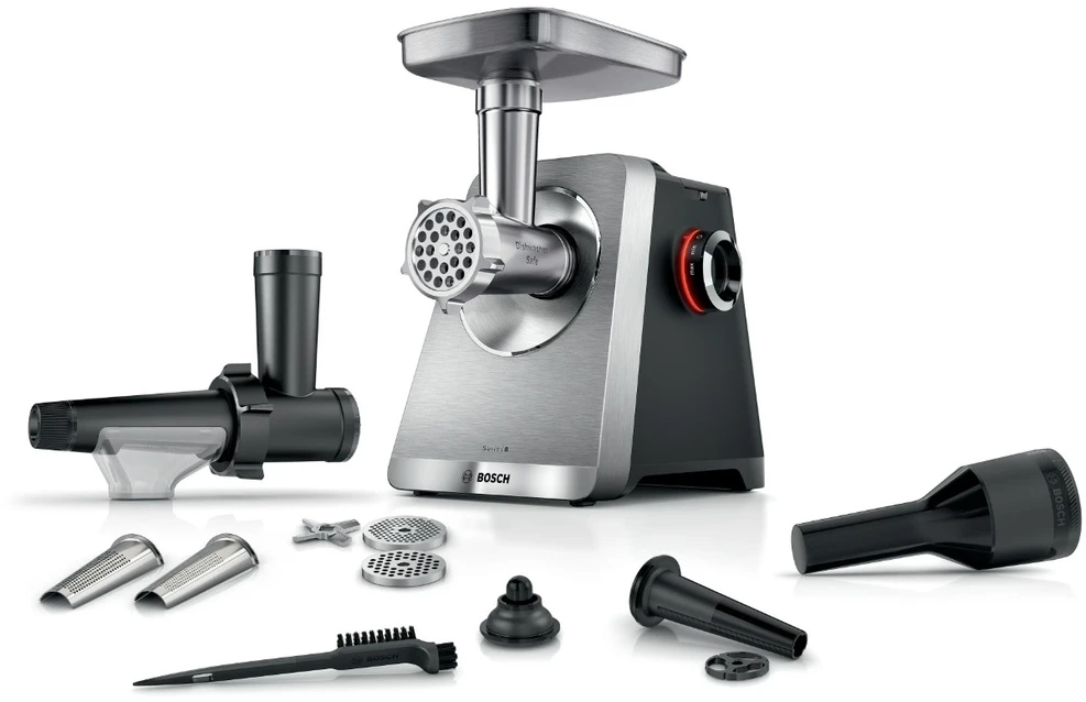 Mėsmalė Bosch Serija 8, MultiPower MFWS835M, 2500 W, nerūdijančio plieno