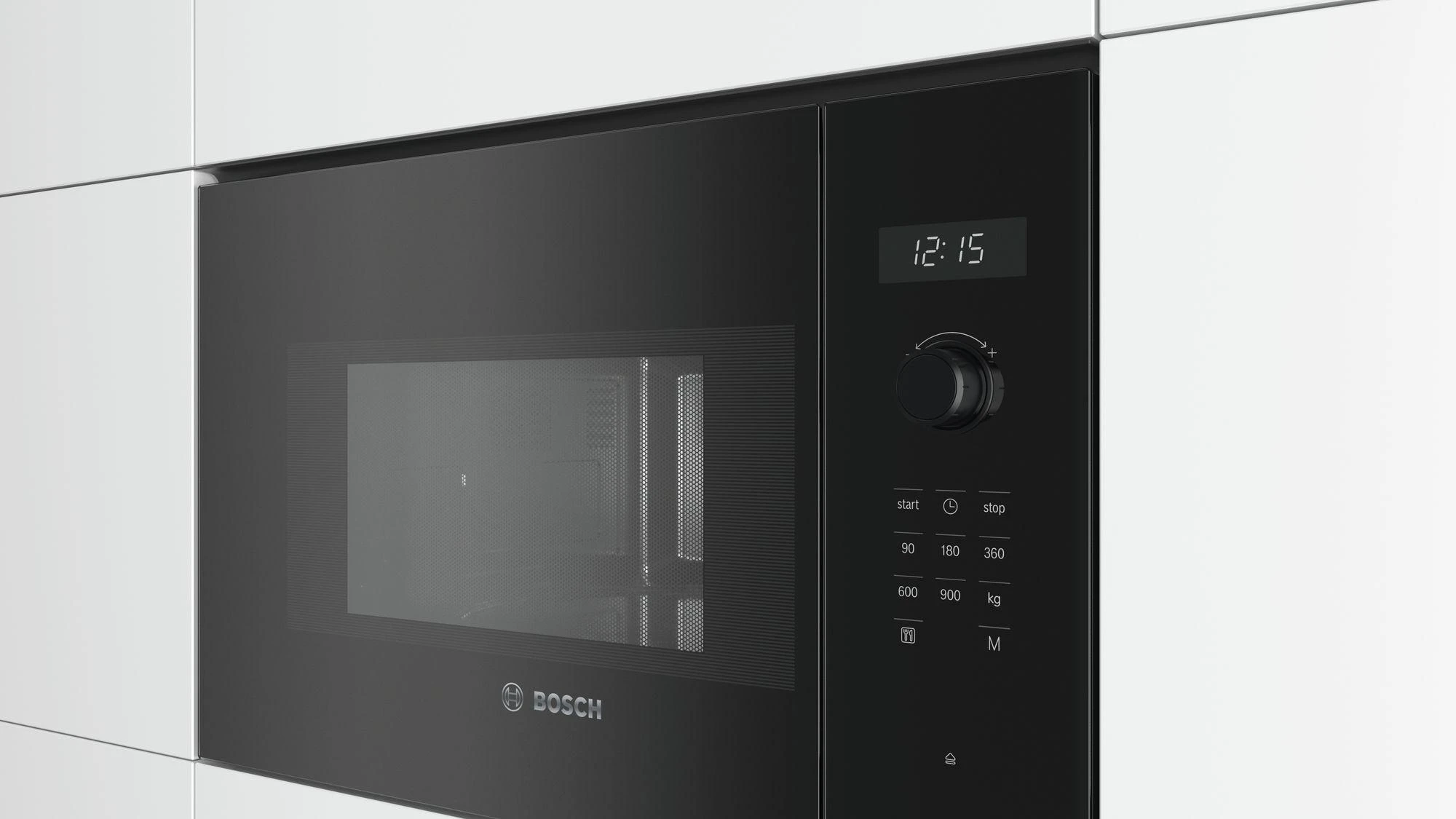 Bosch BFL554MB0 Serija 6, Įmontuojamoji mikrobangų krosnelė, Juodas