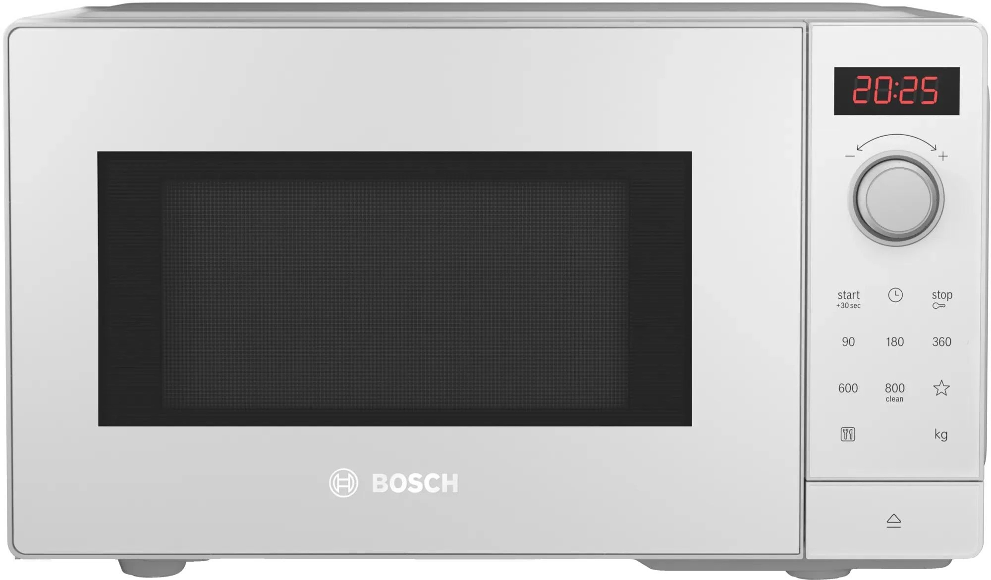Bosch FFL023MW0 Serija 2, Laisvai statoma mikrobangų krosnelė, 44 x 26 cm, Balta