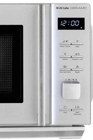 Caso | Mikrobangų krosnelė | M 20 kubas | Laisvai stovintis | 800 W | Sidabrinis