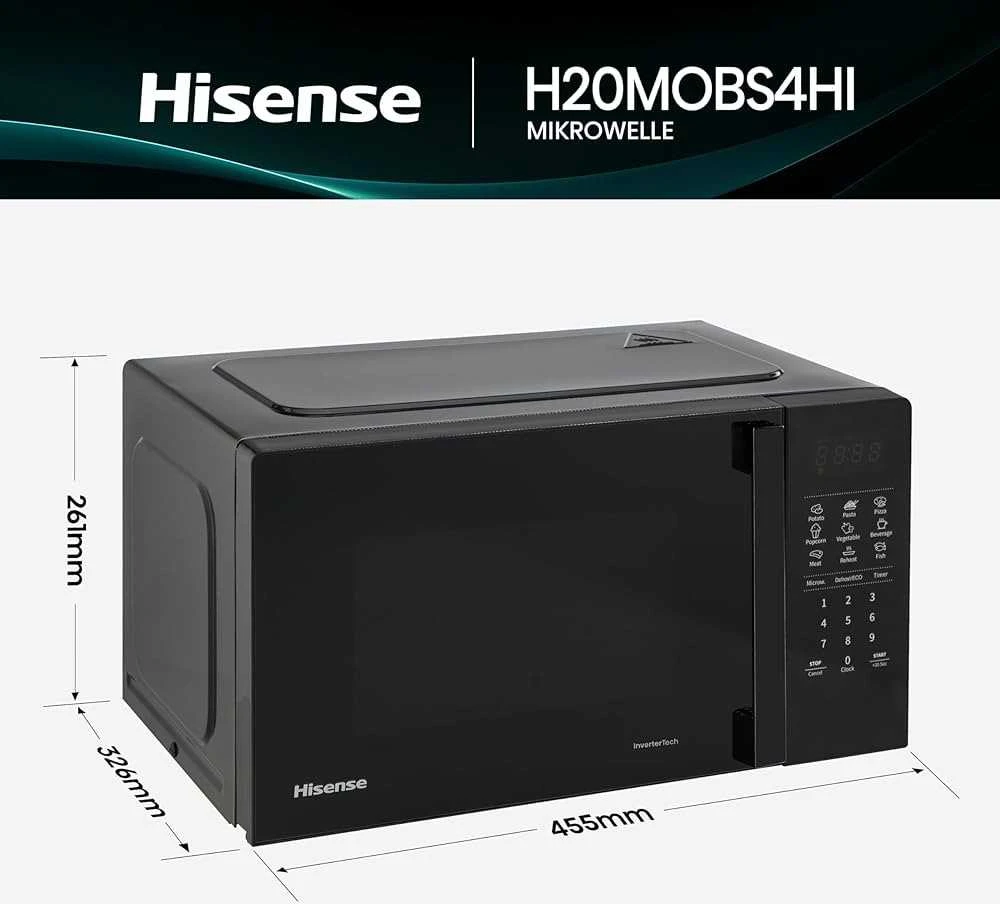 Mikrobangų krosnelė Hisense H20MOBS4HI