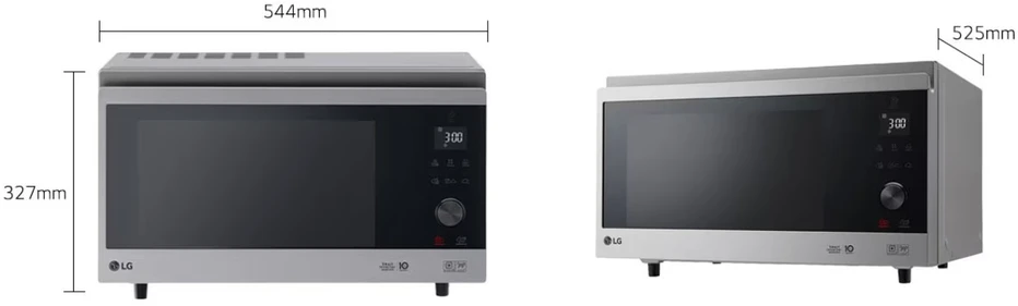 Mikrobangų krosnelė LG MJ3965ACS