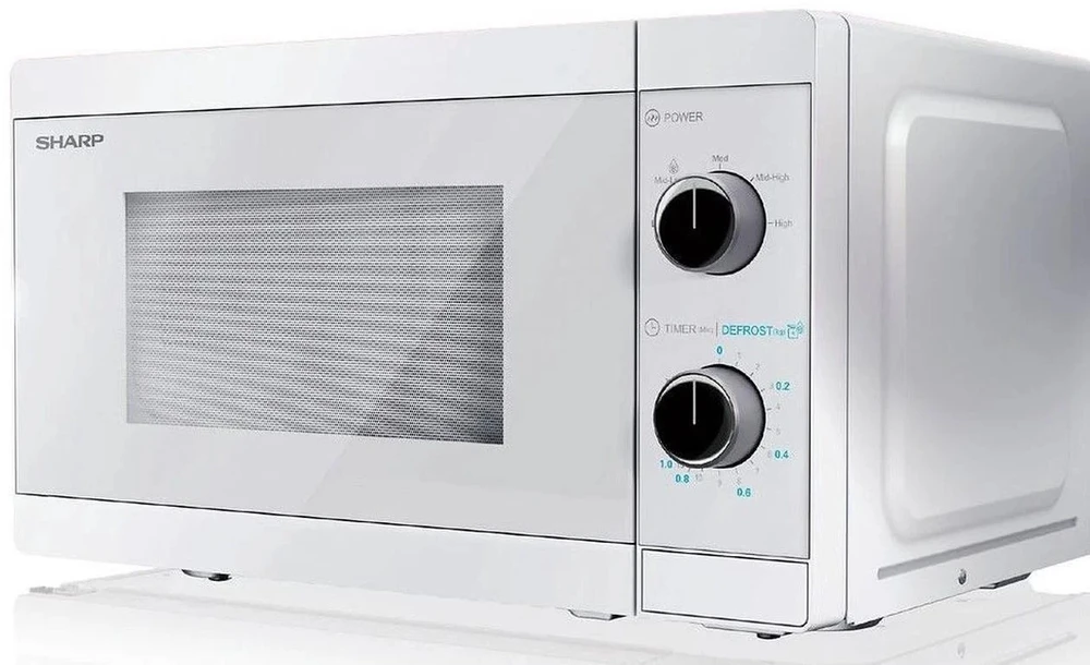 Sharp Aštrus | Mikrobangų krosnelė su grotelėmis | YC-MG01E-C | Laisvai stovintis | 800 W | Grilis | Baltas