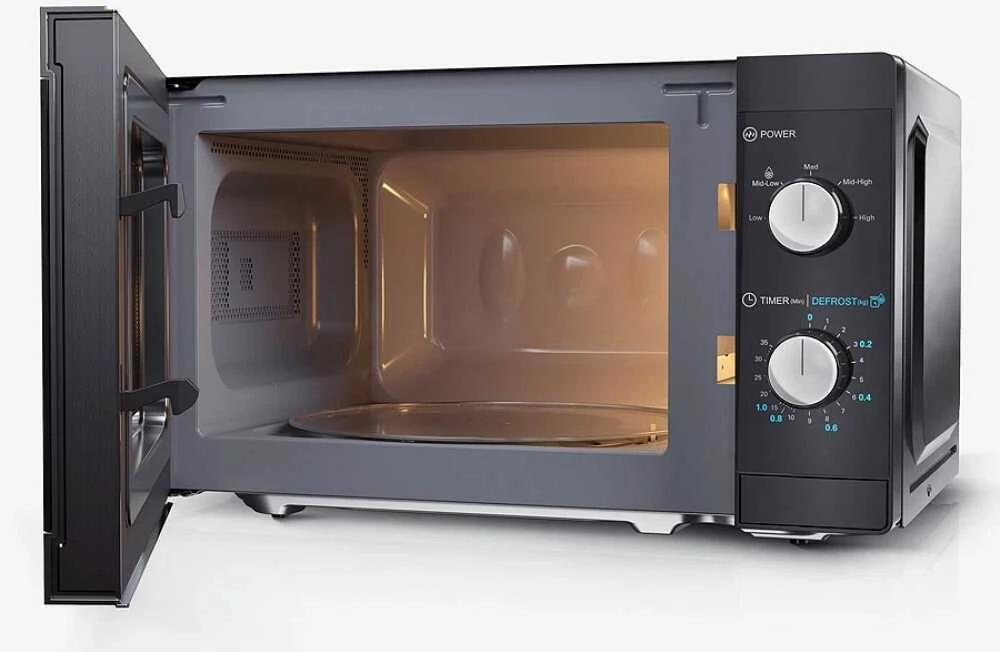 Mikrobangų krosnelė Sharp YC-MS01E-B 20L, 800W, Juoda