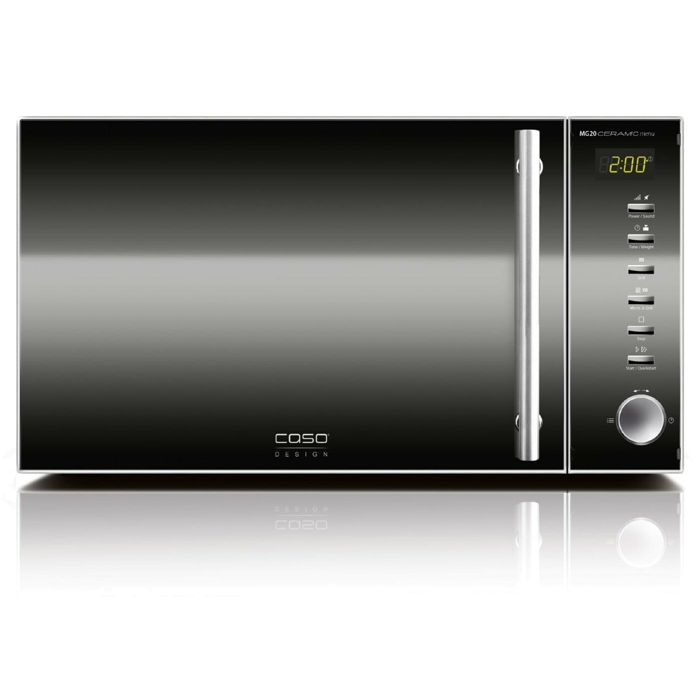 Mikrobangų krosnelė Caso | Microwave orkaitė | MG 20 | Free standing | 20 L | 800 W | Grilis | Juodas