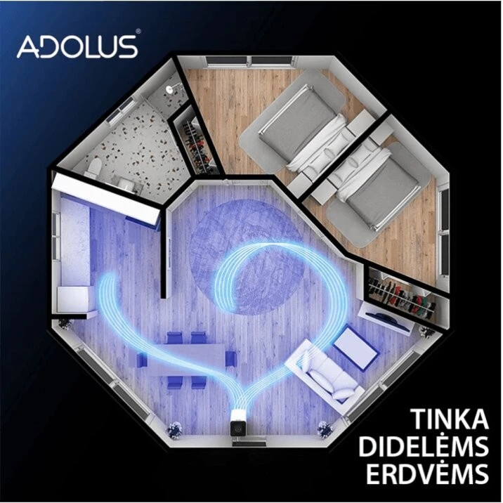 Mobilus oro kondicionierius Adolus ARCTIC A2600H su šildymo funkcija