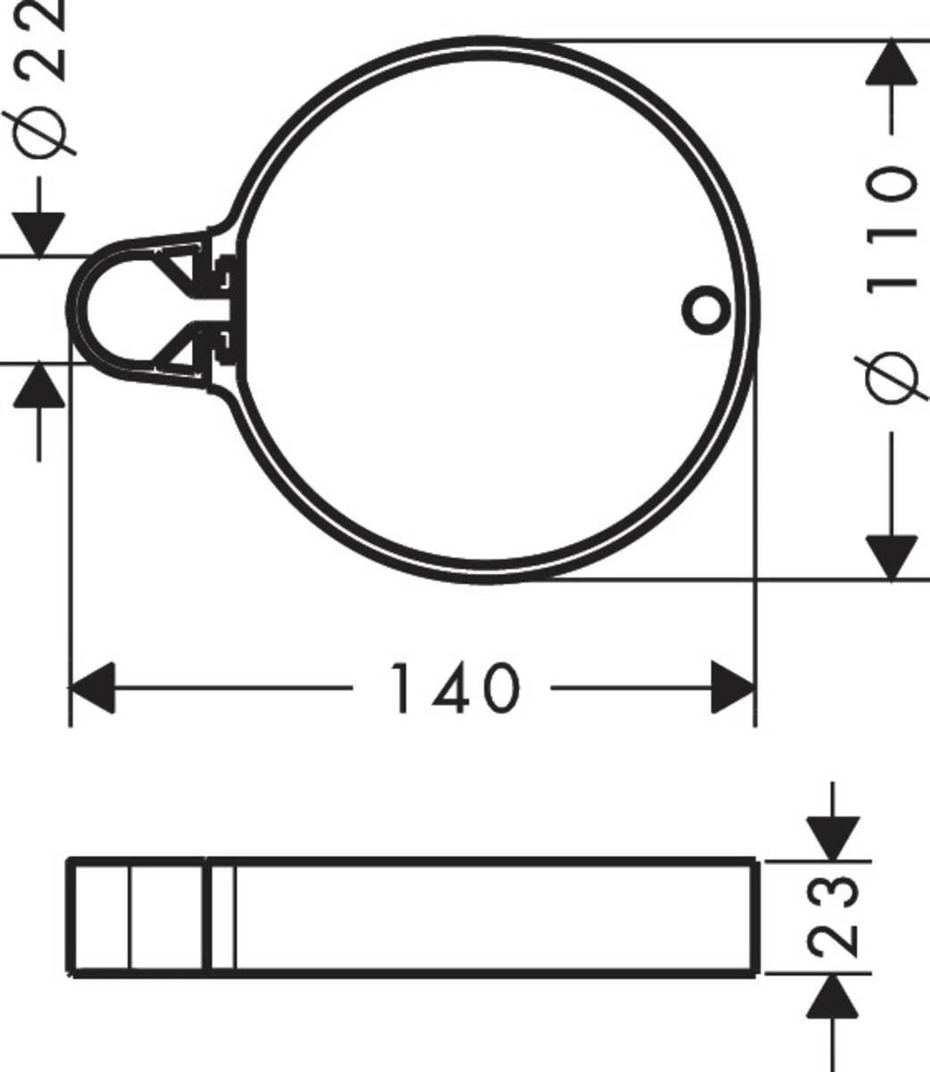 Muilinė Hansgrohe Casetta 28678000