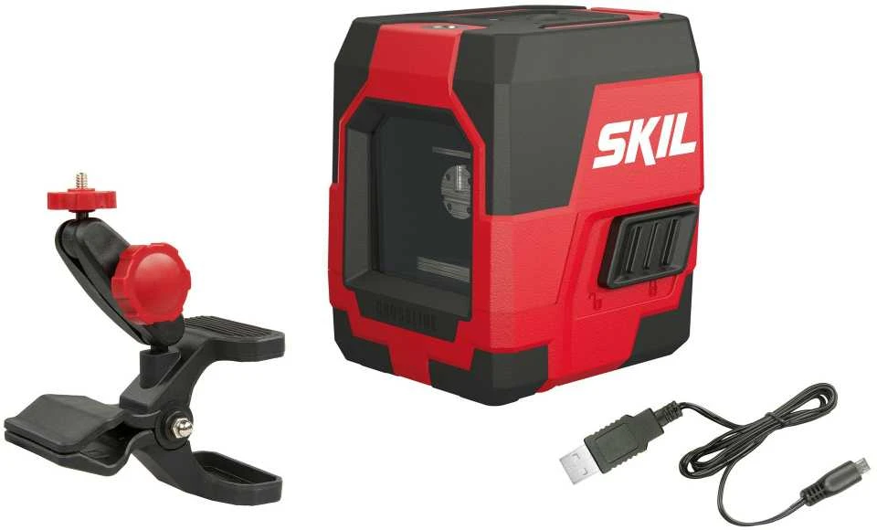 Skil Red Kryžminis lazerinis nivelyras Skil 1910 AA; 3,7 V; 1x1,2 Ah akum.