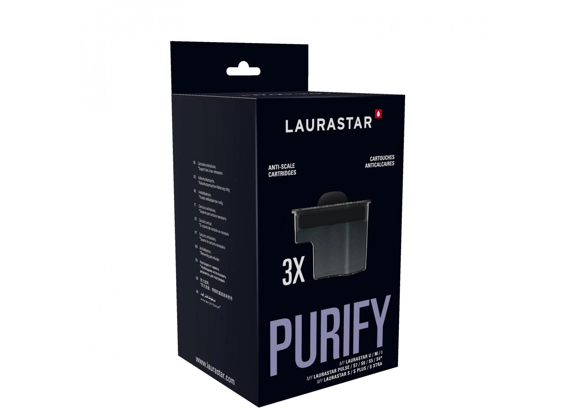 LAURASTAR SMART nukalkinimo filtrai 3 vnt. / 606.7830.750