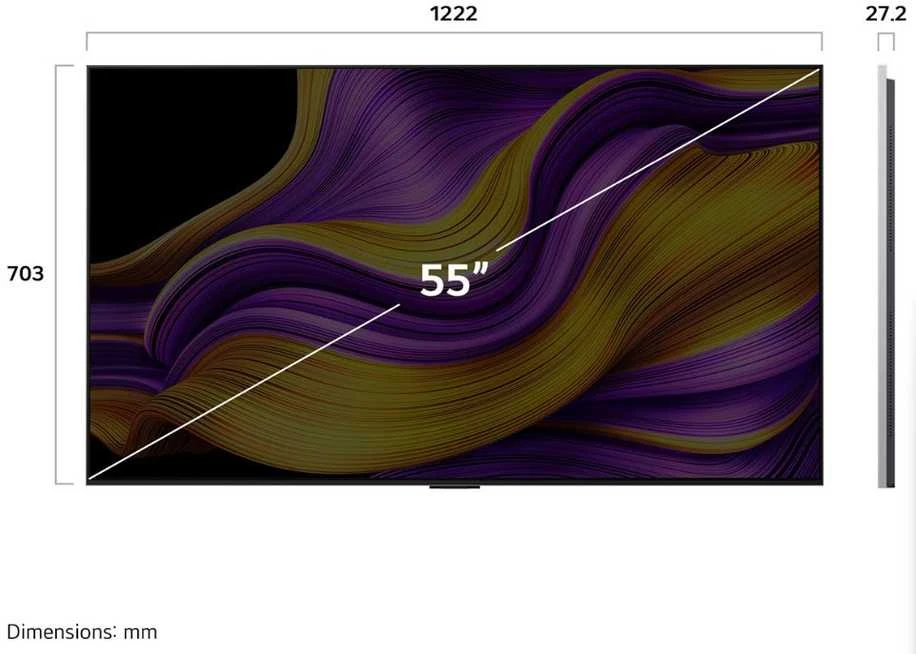 Televizorius LG OLED55G51LW | 55 | Smart TV | webOS 25 | UHD