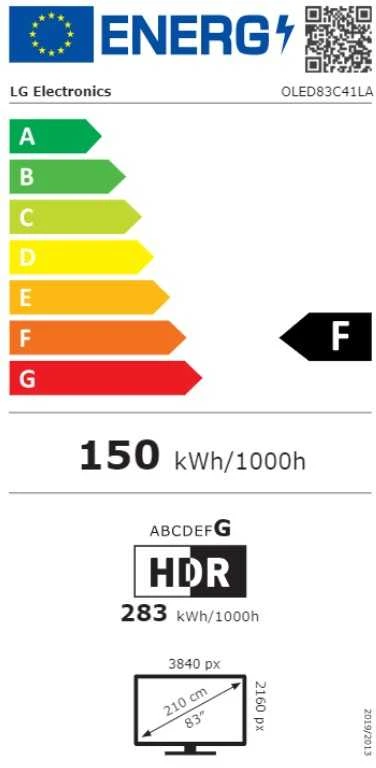 83 colių LG OLED OLED83C41LA | išmanusis Televizorius | webOS 24 | 4K UHD