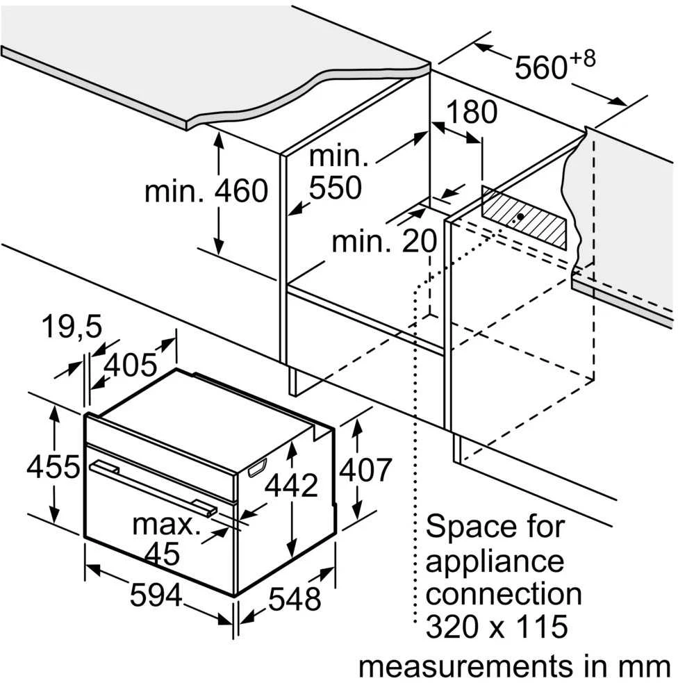 Orkaitė BOSCH CMG7761B1