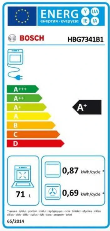 Orkaitė BOSCH HBG7341B1