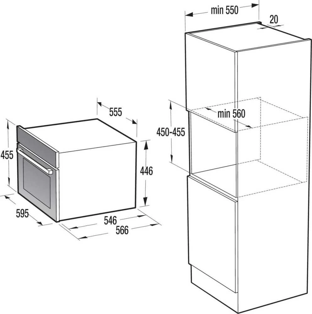 Orkaitė Gorenje BCM4547DG