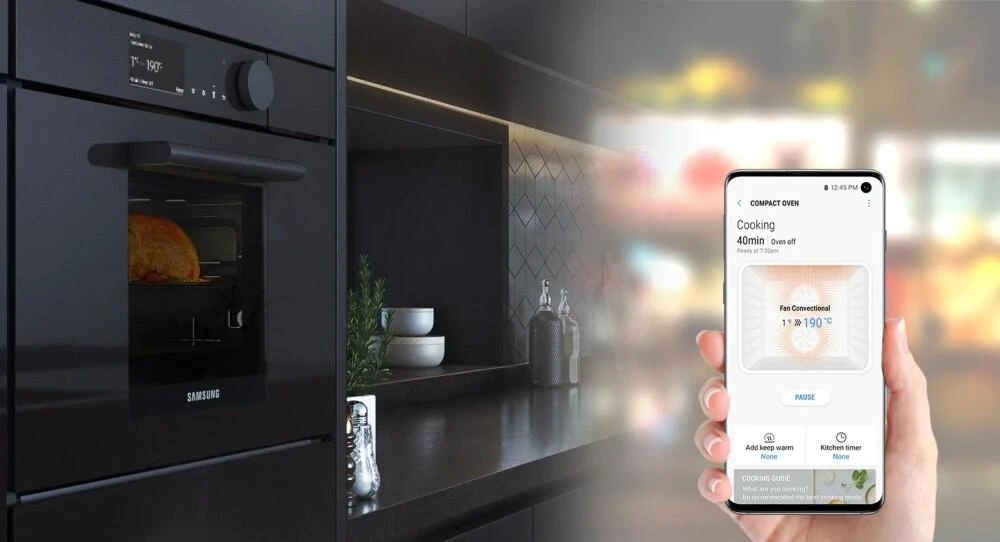 Orkaitė Samsung Infinite Compact Oven - NQ50T8939BK, Pilkos spalvos