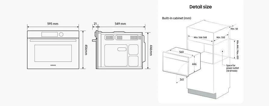 Orkaitė Samsung NQ5B6753CAK