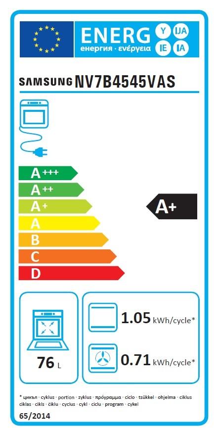Orkaitė Samsung NV7B4545VAS