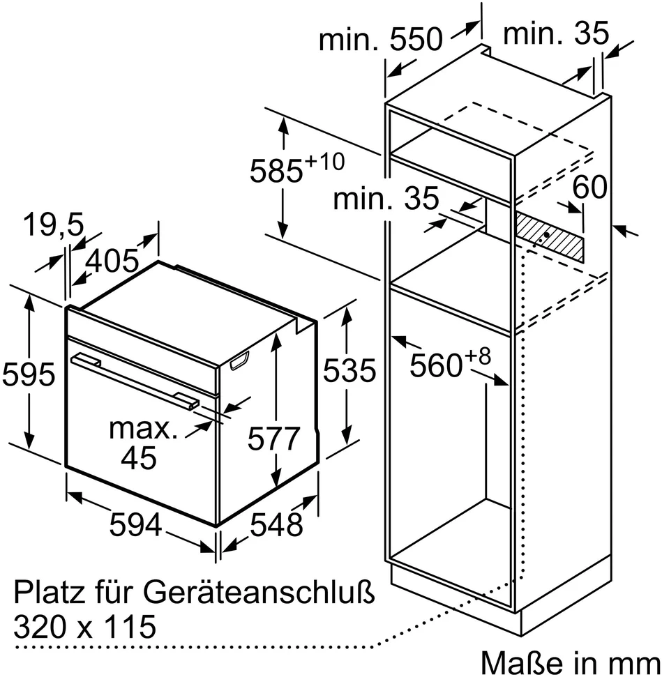 Orkaitė Siemens HS758G3B1