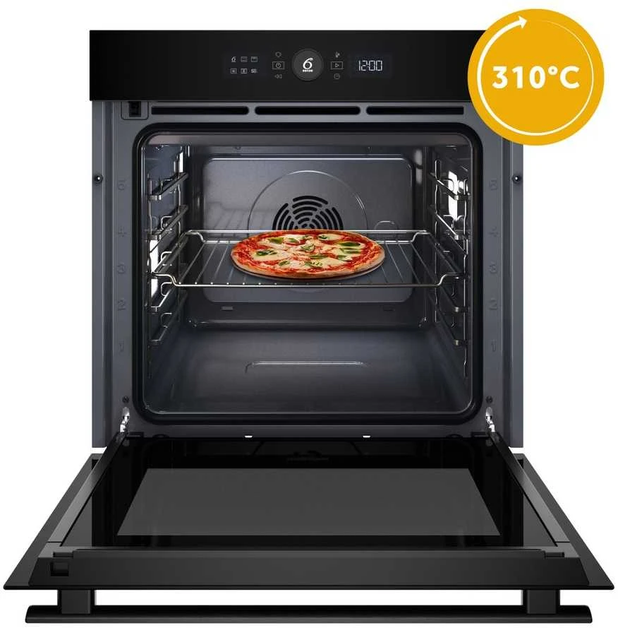 „Whirlpool“ orkaitė | WOI4S8PM0SBA | 73 l | Elektrinė | Pirolizės/Hidrolizacijos | Elektroninė | Garų funkcija | Konvekcija | Aukštis 59,7 cm | Plotis 59,5 cm | Juodas