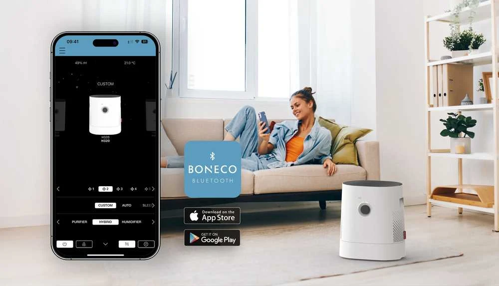 Oro valytuvas - drėkintuvas Boneco H320