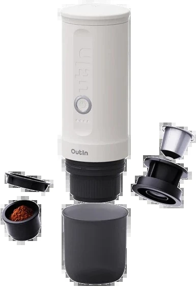 OUTIN NANO rankinis espresso kavos aparatas, balta