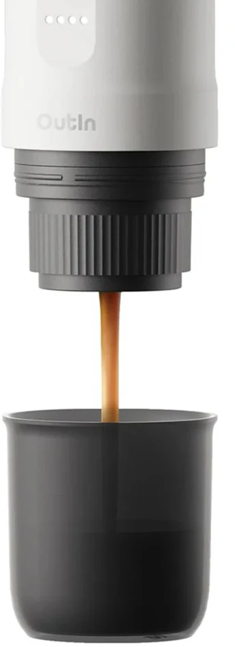 OUTIN NANO rankinis espresso kavos aparatas, balta