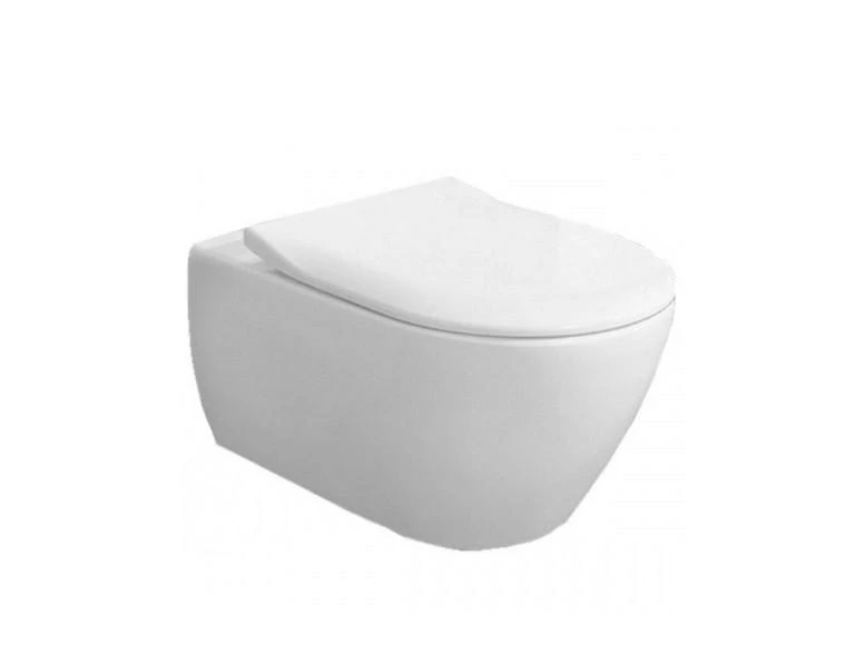 Pakabinamas klozetas Villeroy & Boch Subway 2 Direct Flush su slim Soft Close dangčiu ir CeramicPlus