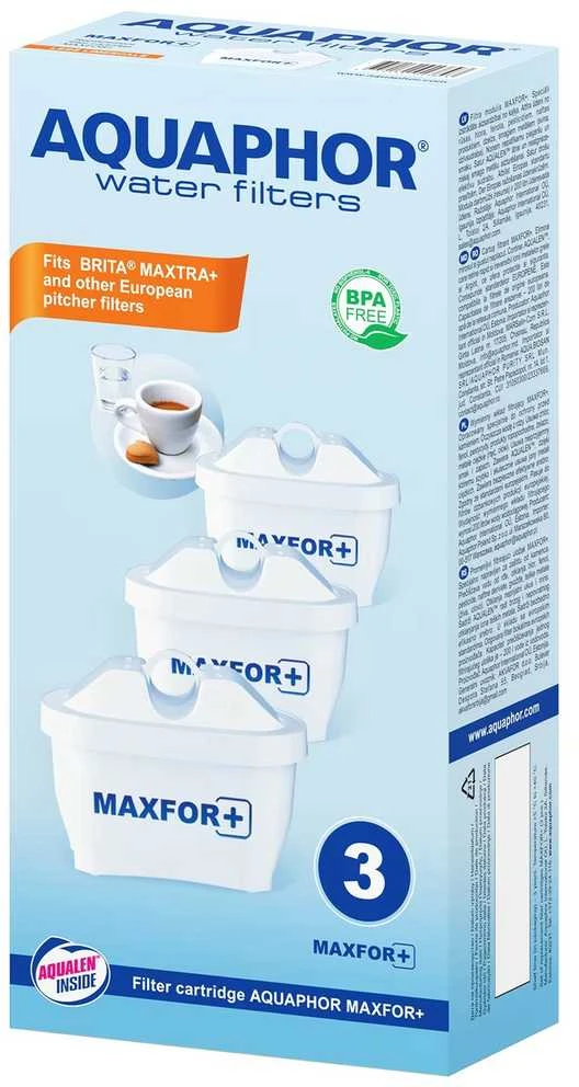 Pakaitinė vandens filtro kasetė Aquaphor MAXFOR+ 3 vnt.