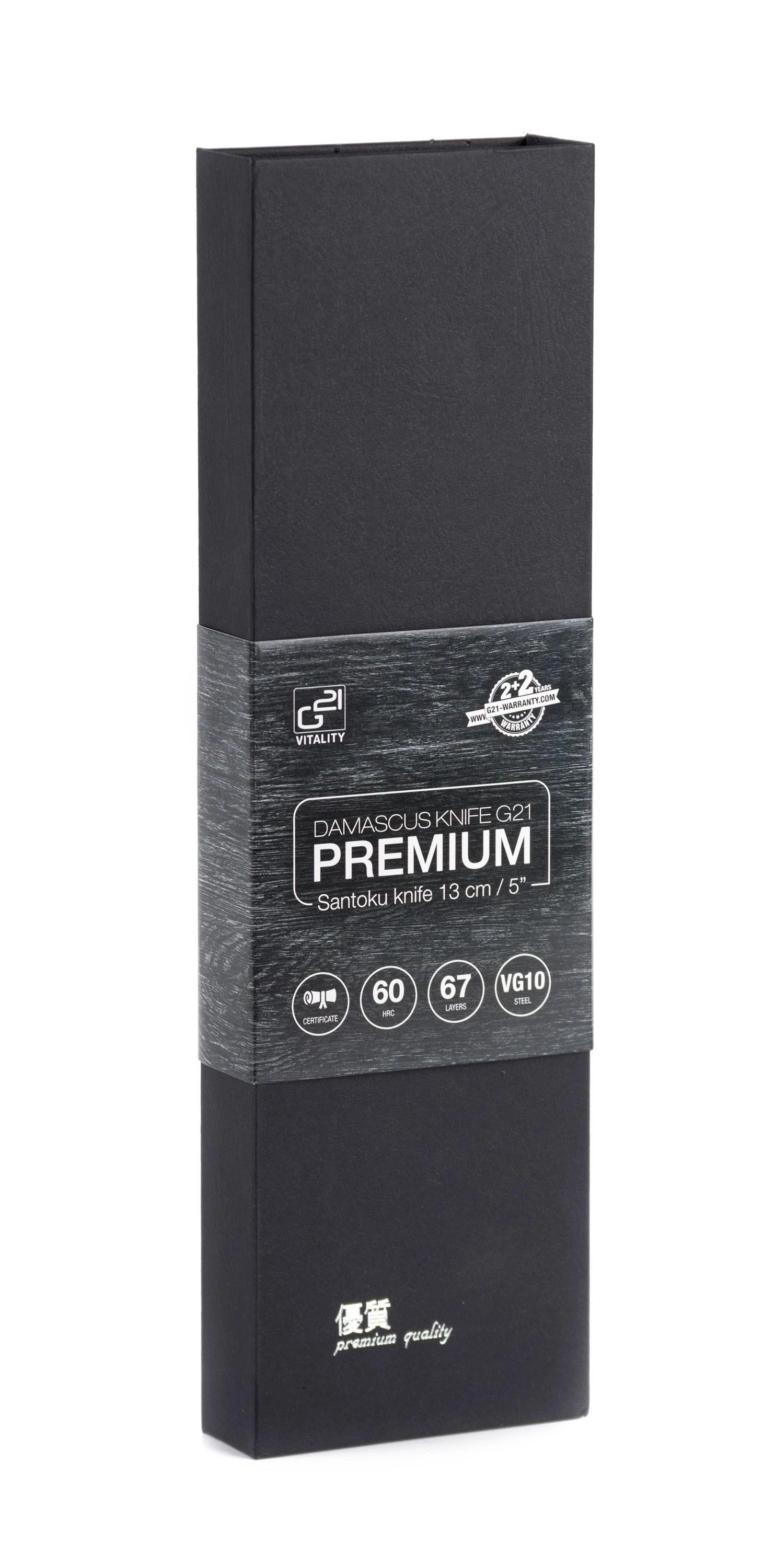 Peilis G21 Damascus Premium 13 cm, Santoku 6002297