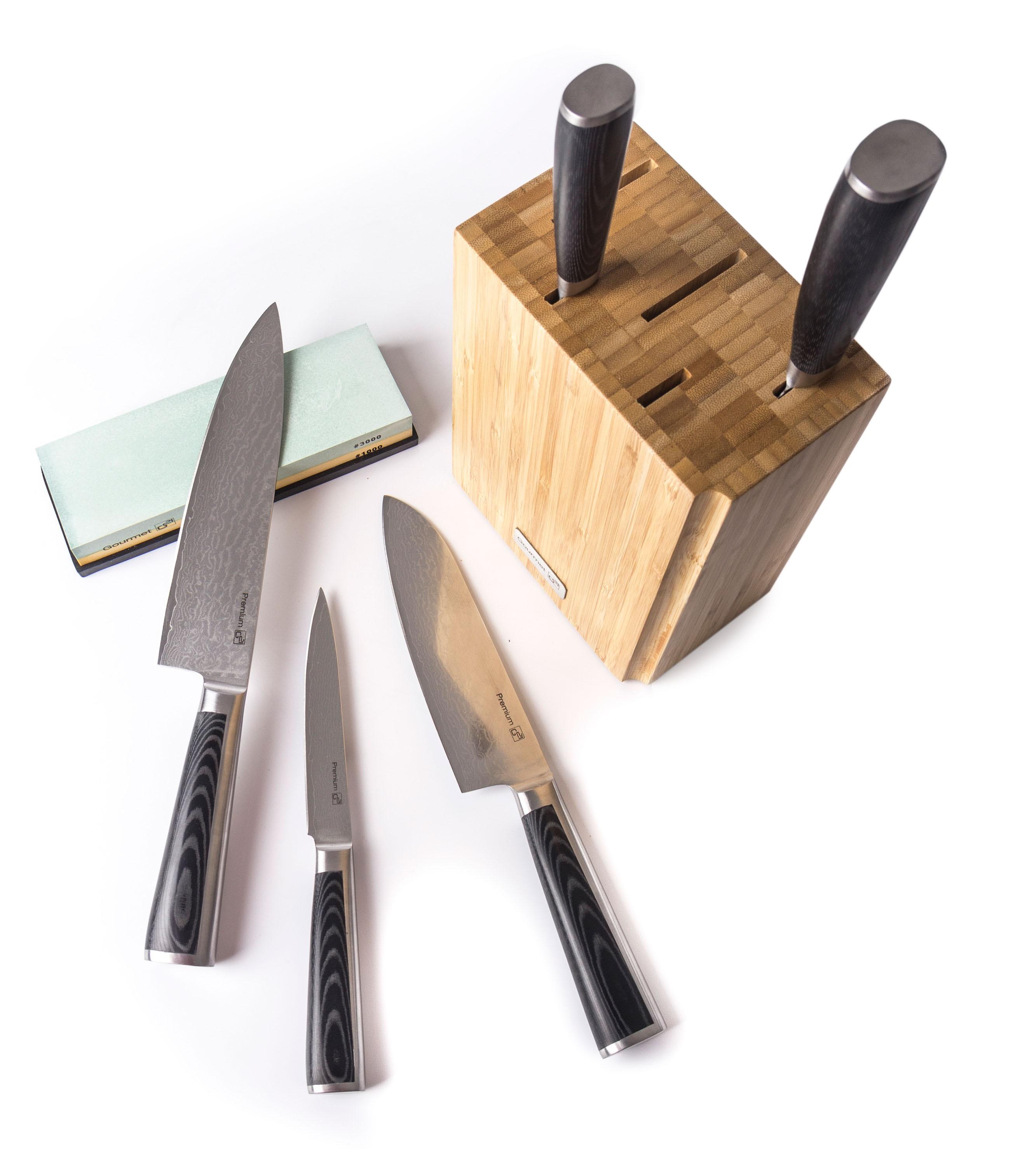 Peilių rinkinys G21 Damascus Premium 6002299 5 vnt. + galąstuvas