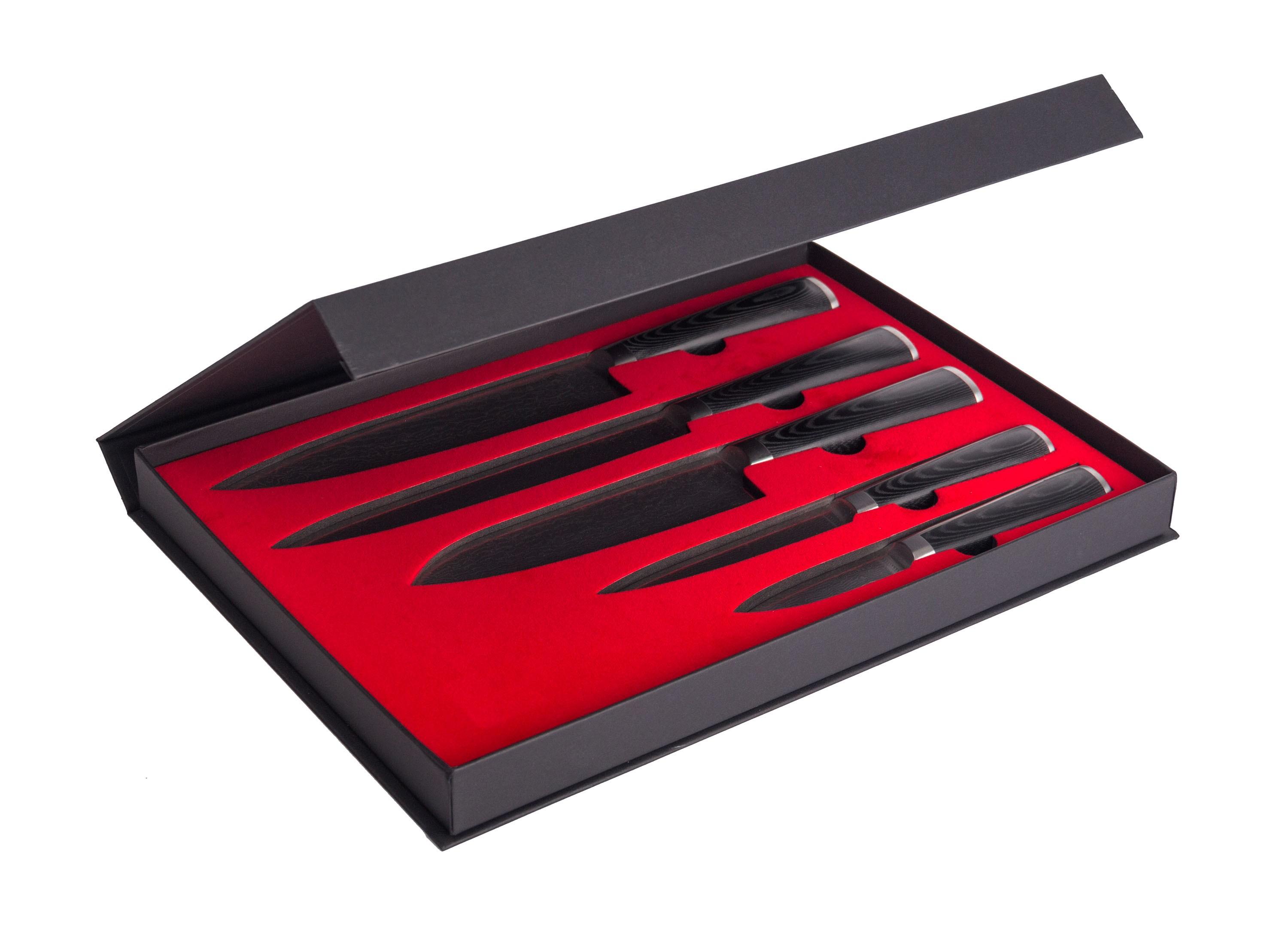 Peilių rinkinys G21 Damascus Premium 6002299 5 vnt. + galąstuvas