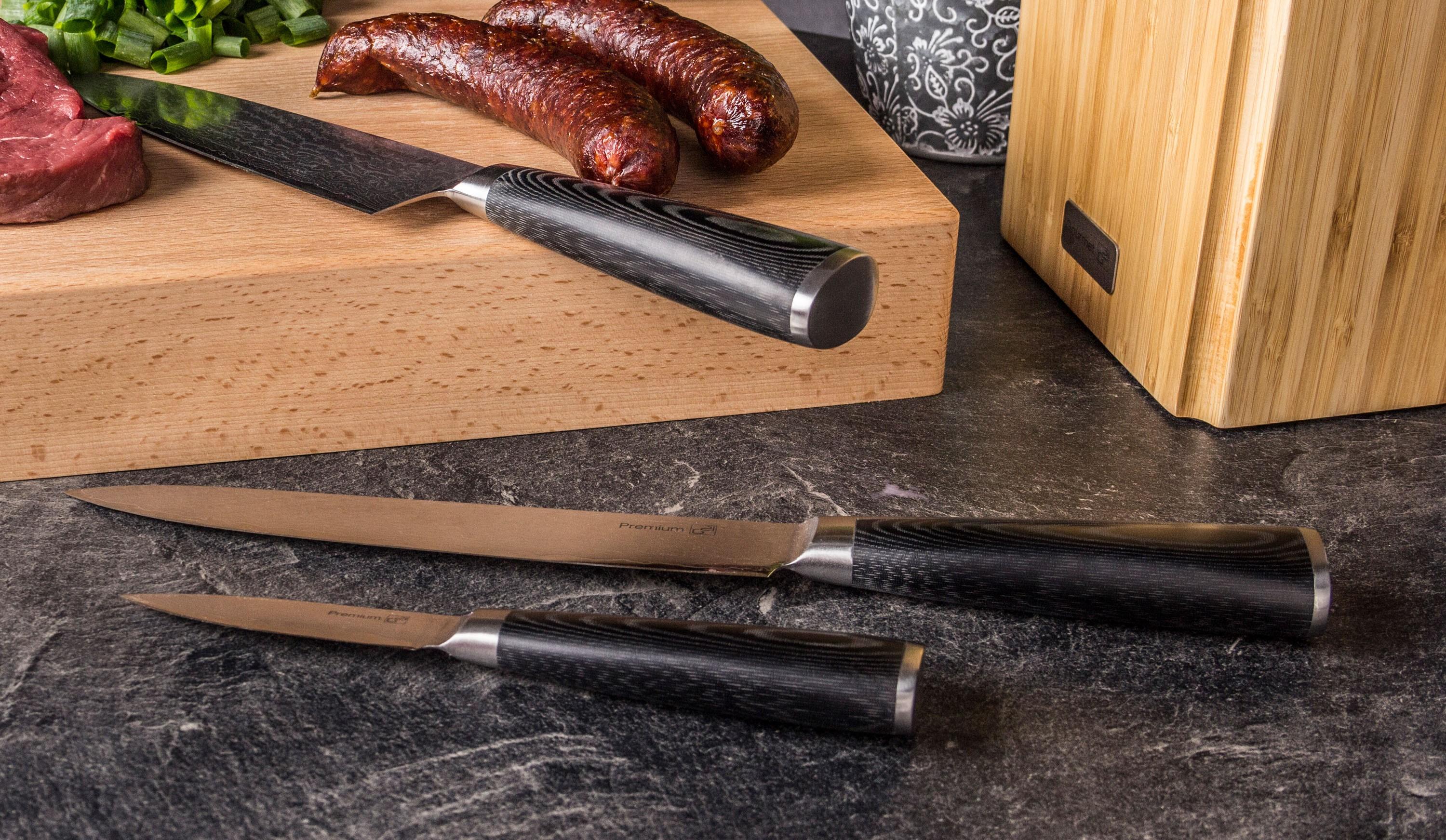 Peilių rinkinys G21 Damascus Premium 6002299 5 vnt. + galąstuvas