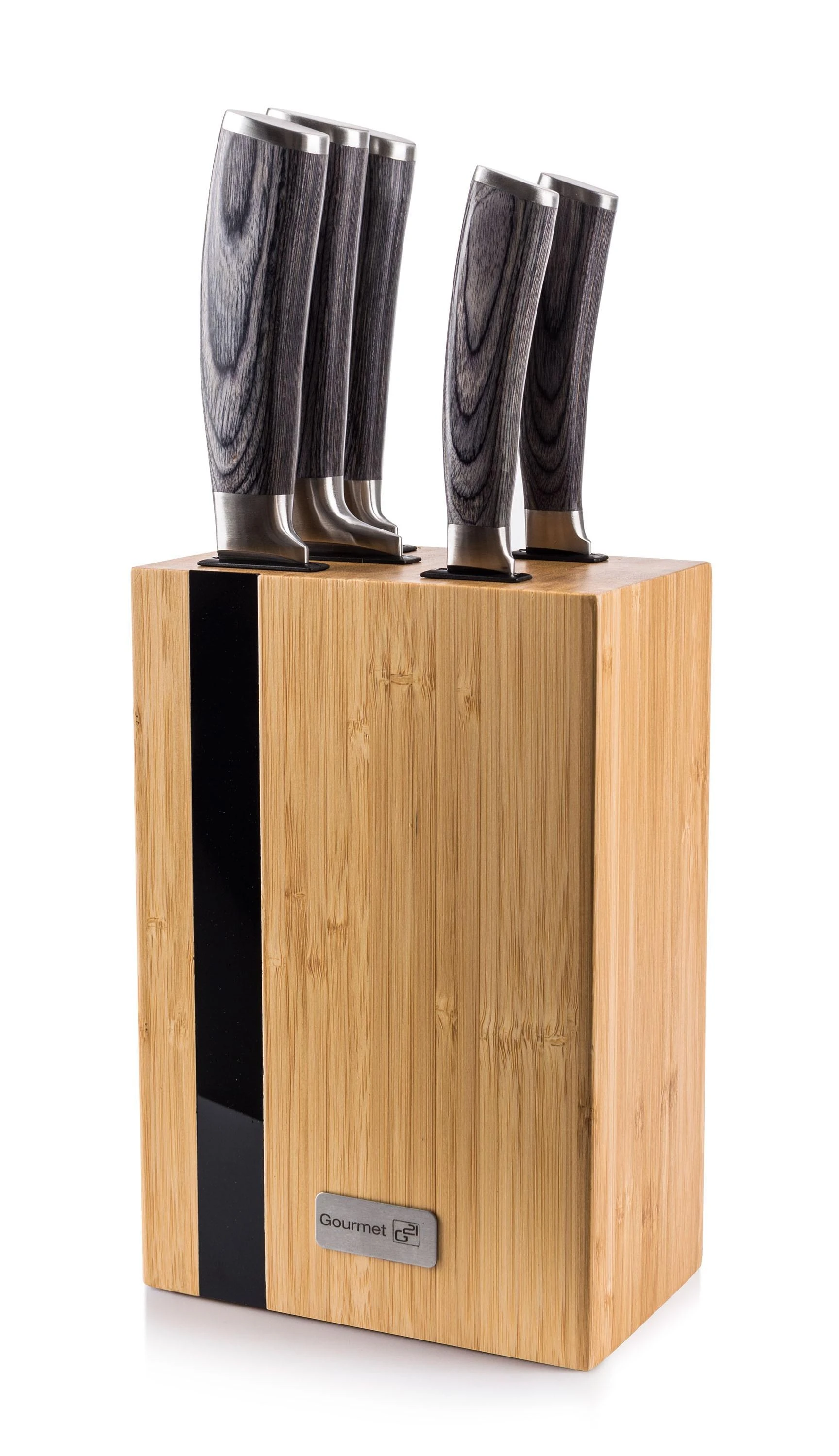 Peilių rinkinys su stovu G21 Gourmet Rustic 5 ks 6002237