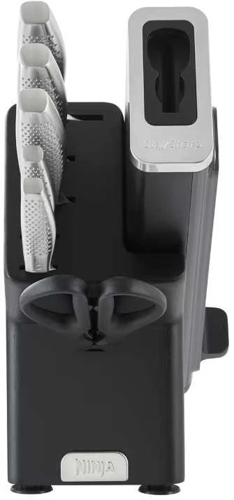 Ninja StaySharp nerūdijančio plieno 6 dalių peilių rinkinys su mediniu bloku – K62006EUUK