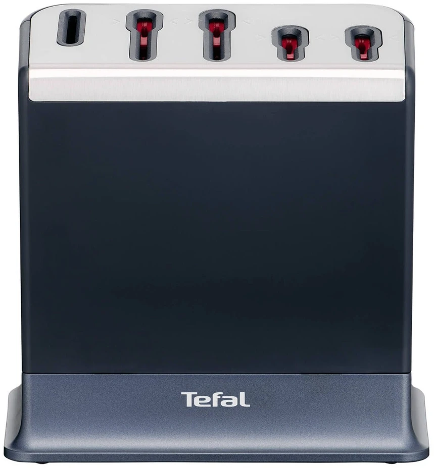 Peilių rinkinys su stovu Tefal EverSharp Pro (K297S644), su integruotu automatiniu galąstuvu, 5 vnt.