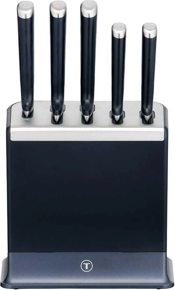 Peilių rinkinys su stovu Tefal EverSharp Pro (K297S644), su integruotu automatiniu galąstuvu, 5 vnt.