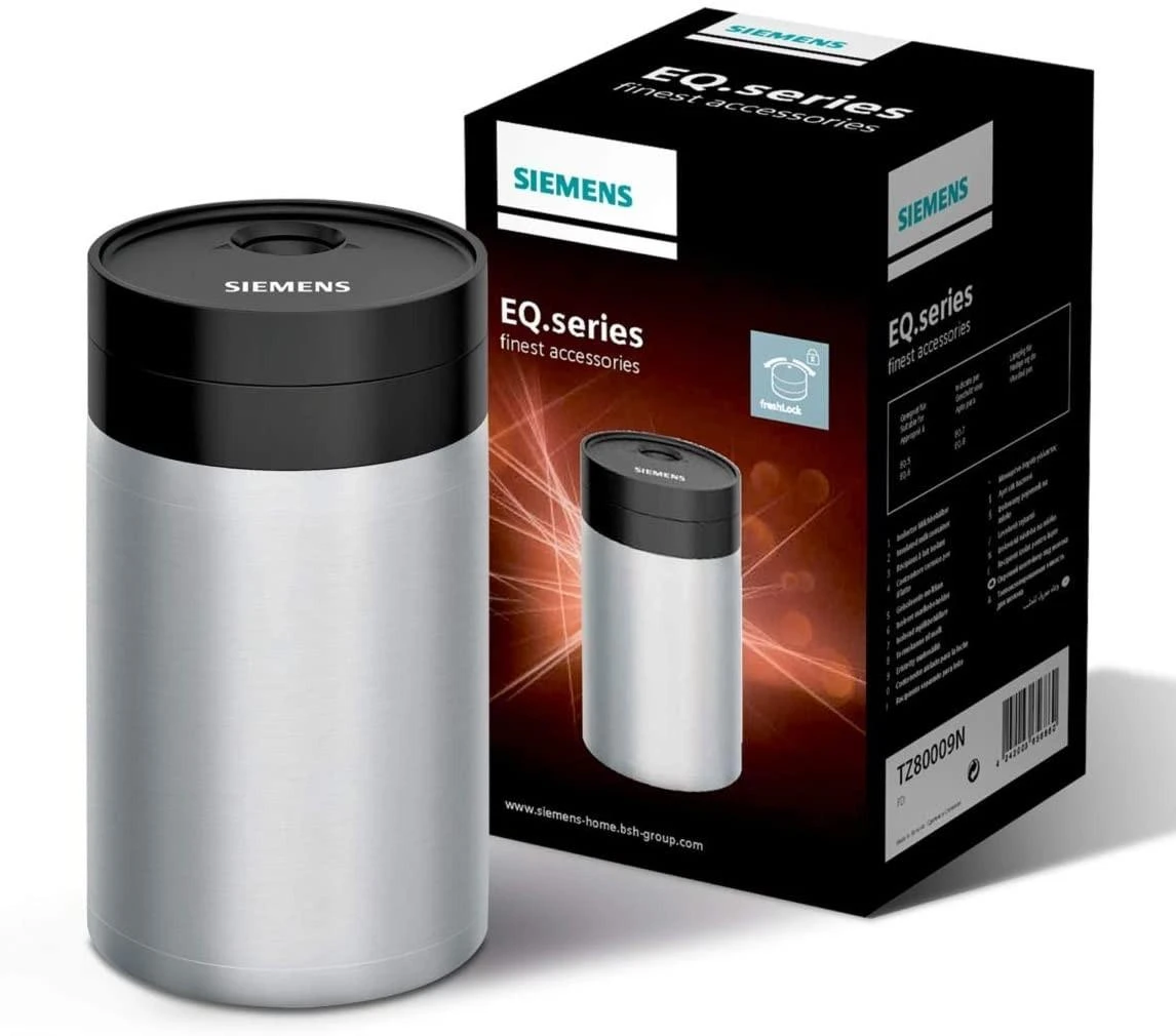  Izoliuotas indas pienui su aukštos klasės metaline danga SIEMENS TZ80009N