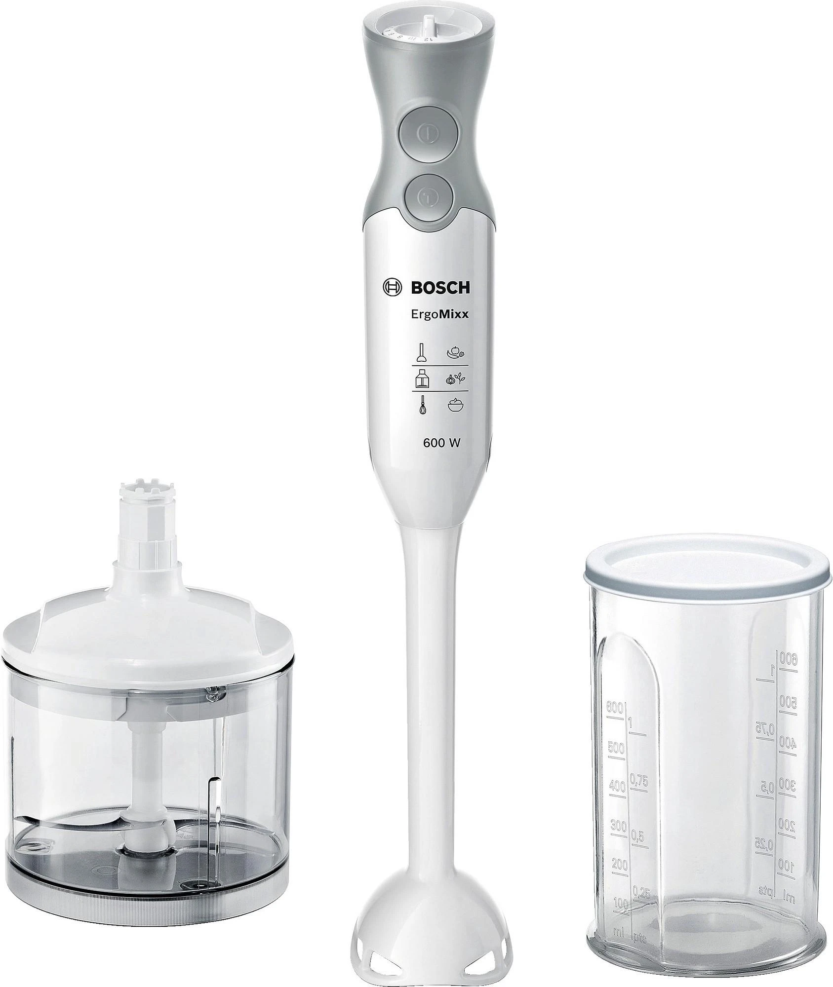 Bosch MSM66020 Rankinis trintuvas, ErgoMixx, 600 W, baltas