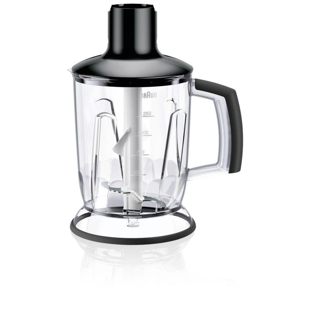Braun MultiQuick 7 MQ 7045X 1,25 L Panardinamas maišytuvas Juoda, Nerūdijančiojo plieno 1000 W