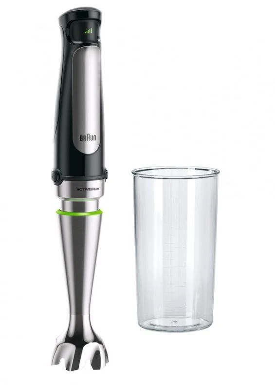 Braun MultiQuick 7 MQ 7045X 1,25 L Panardinamas maišytuvas Juoda, Nerūdijančiojo plieno 1000 W