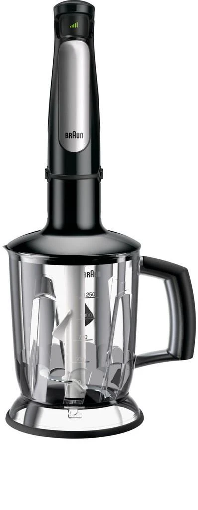 Braun MultiQuick 7 MQ 7045X 1,25 L Panardinamas maišytuvas Juoda, Nerūdijančiojo plieno 1000 W