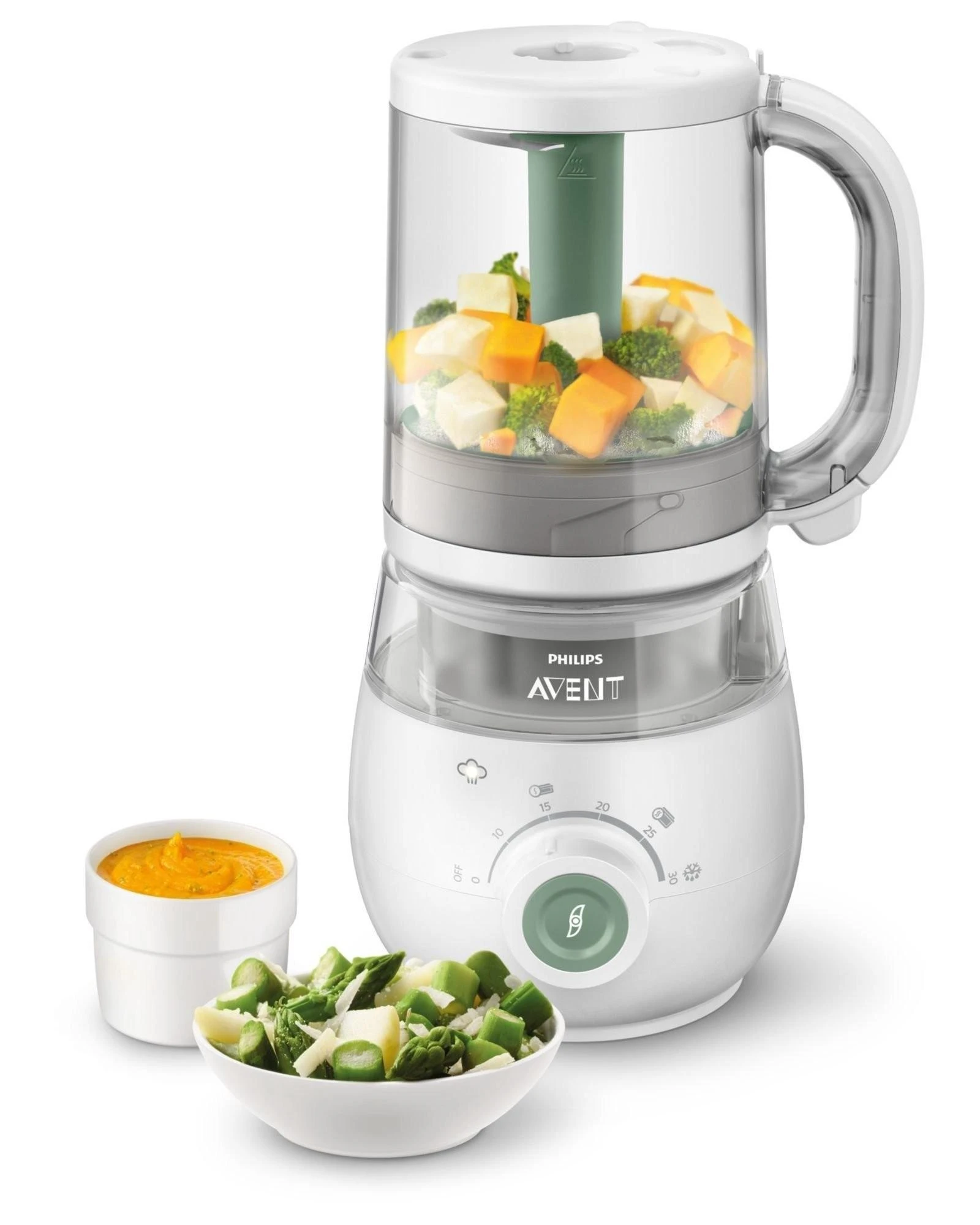 Garintuvas - trintuvas sveiko kūdikių maisto įrenginys 4in1 Philips Avent SCF885/01