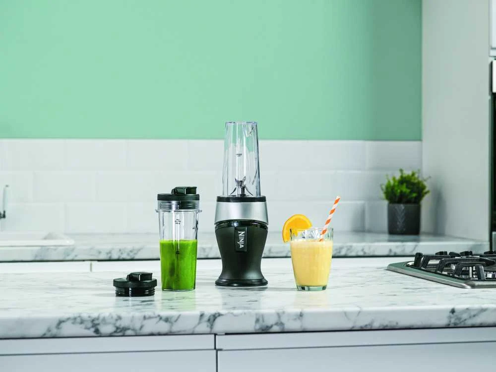 Ninja Kitchen Kokteilių plaktuvas QB3001EUS, Juodos / Sidabrinės spalvos