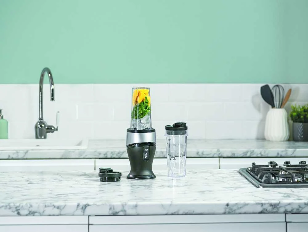 Ninja Kitchen Kokteilių plaktuvas QB3001EUS, Juodos / Sidabrinės spalvos