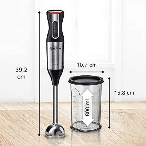 Bosch | Hand Maišytuvas | MS6CM61V2 ErgoMixx | Hand Maišytuvas | 1000 W | Greičių skaičius 12 | Turbo mode | Nerūdijantis plienas