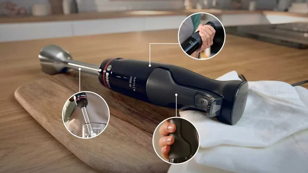 Bosch MSM4B620 Serija 4, Rankinis trintuvas, ErgoMaster, 1000 W, Juoda, Antracito spalvos