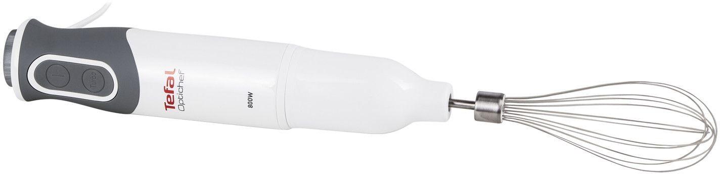 Plakiklis TEFAL | Maišytuvas | Optichef 3-in-1 HB643138 | Hand Maišytuvas | 800 W | Greičių skaičius 20 | Turbo mode | Chopper | Baltas/Pilkas